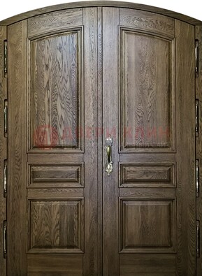Долговечная арочная дверь с отделкой массив ДА-25 в Можайске