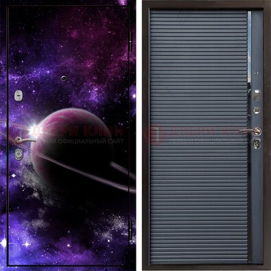 Металлическая дверь с фотопечатью Сатурна ДФ-20 в Можайске