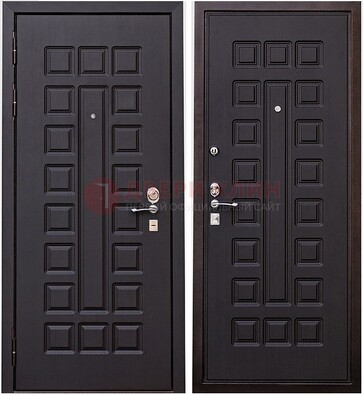 Крепкая металлическая дверь с МДФ ДМ-118 в Можайске