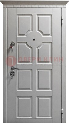 Белая дверь с МДФ ДМ-524 в Можайске
