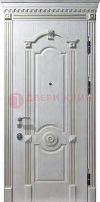 Белая дверь с МДФ ДМ-525 в Можайске