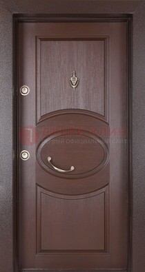 Железная дверь с массивом дуба в стиле классика ДМД-55 в Можайске