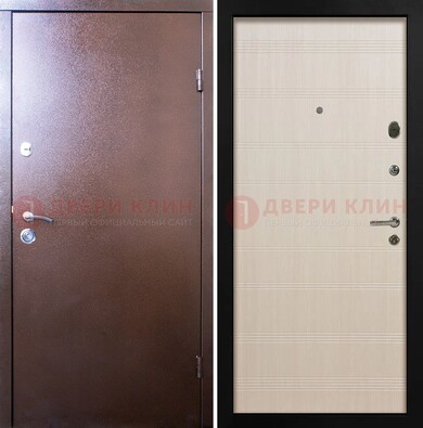 Входная дверь с порошковым покрытием и терморазрывом МДФ ДП-210 в Можайске