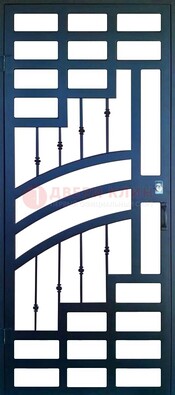 Современная металлическая решетчатая дверь ДР-38 в Можайске