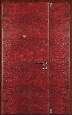 Красная тамбурная дверь ДТМ-33 в Можайске