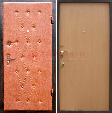 Светлая входная дверь с винилискожей ДВ-22 в Можайске