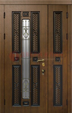 Полуторная входная дверь с виноритом ДВТ-169 в Можайске