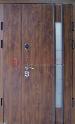 Стальная дверь с виноритом и стеклом ДВТ-187 в Севастополе