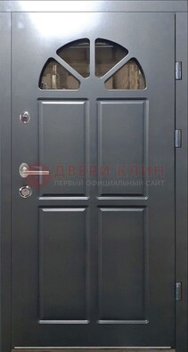Темная входная дверь с виноритом и терморазрывом ДВТ-64 в Сочи