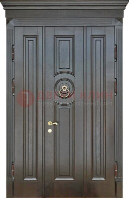 Классическая полуторная металлическая дверь МДФ ПЛ-23 в Можайске